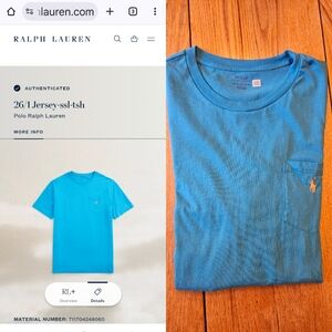 Ralph Lauren Teal T-Shirt